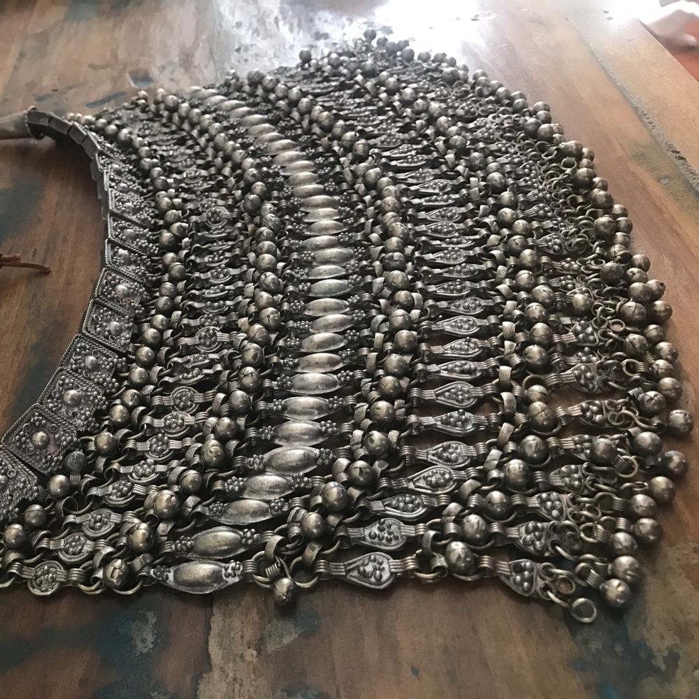 SOLD Gypsy- VTG Bohemian Festival Necklace Belly dancer  Lebanon Egyptian - Picture 5 of 10